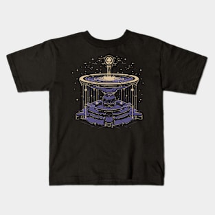 Cryptocurrency. Ethereum fountain Kids T-Shirt